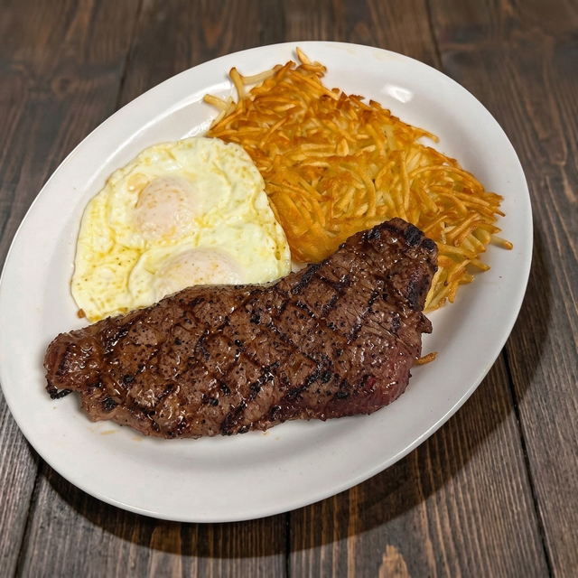 Steak and Eggs.