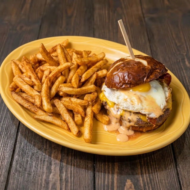 Americano Angus Burger.