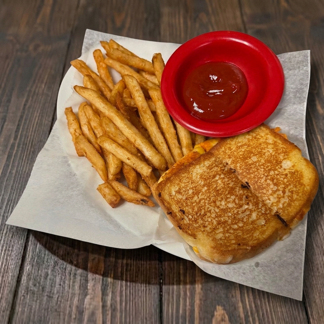 Kids Grilled Cheese Sandwich.