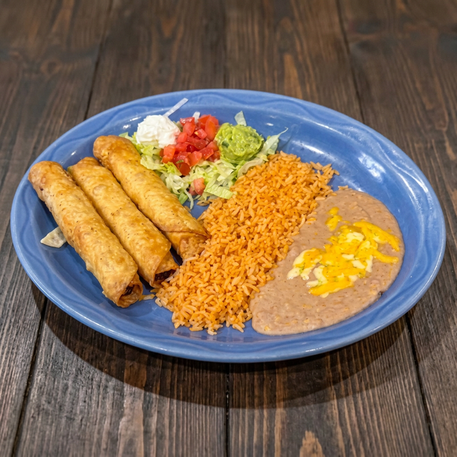 3 Flautas Plate.