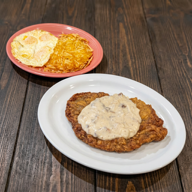 Homemade Chicken Fried Steak.