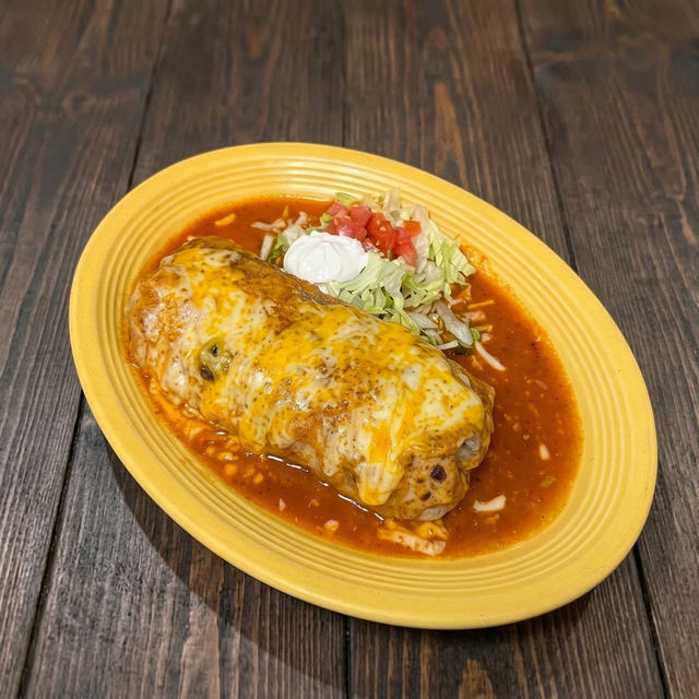 La Cabana Burrito Ahogado.